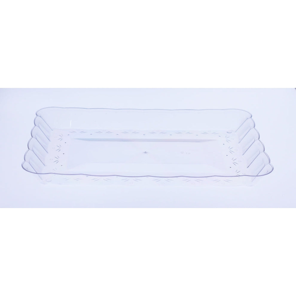 Large Scrollware Rectangular Tray – Crown Display