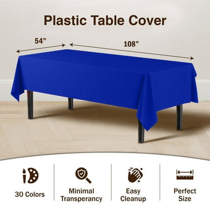 Premium Dark Blue Table Cover Rectangle