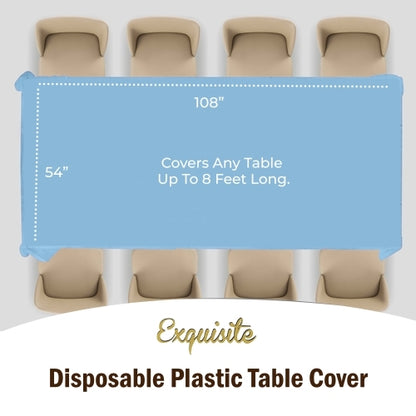 Premium Light Blue Table Cover