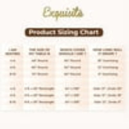 Premium Peach Table Cover
