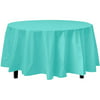 Premium Round Aqua Blue Table Cover