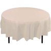 Premium Round Ivory Table Cover