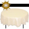 Premium Round Ivory Table Cover