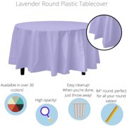 Premium Round Lavender Table Cover