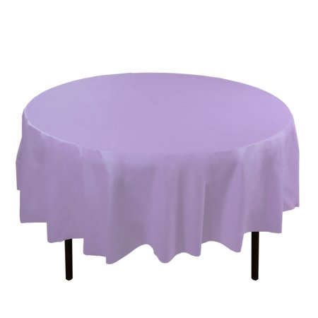 Premium Round Lavender Table Cover