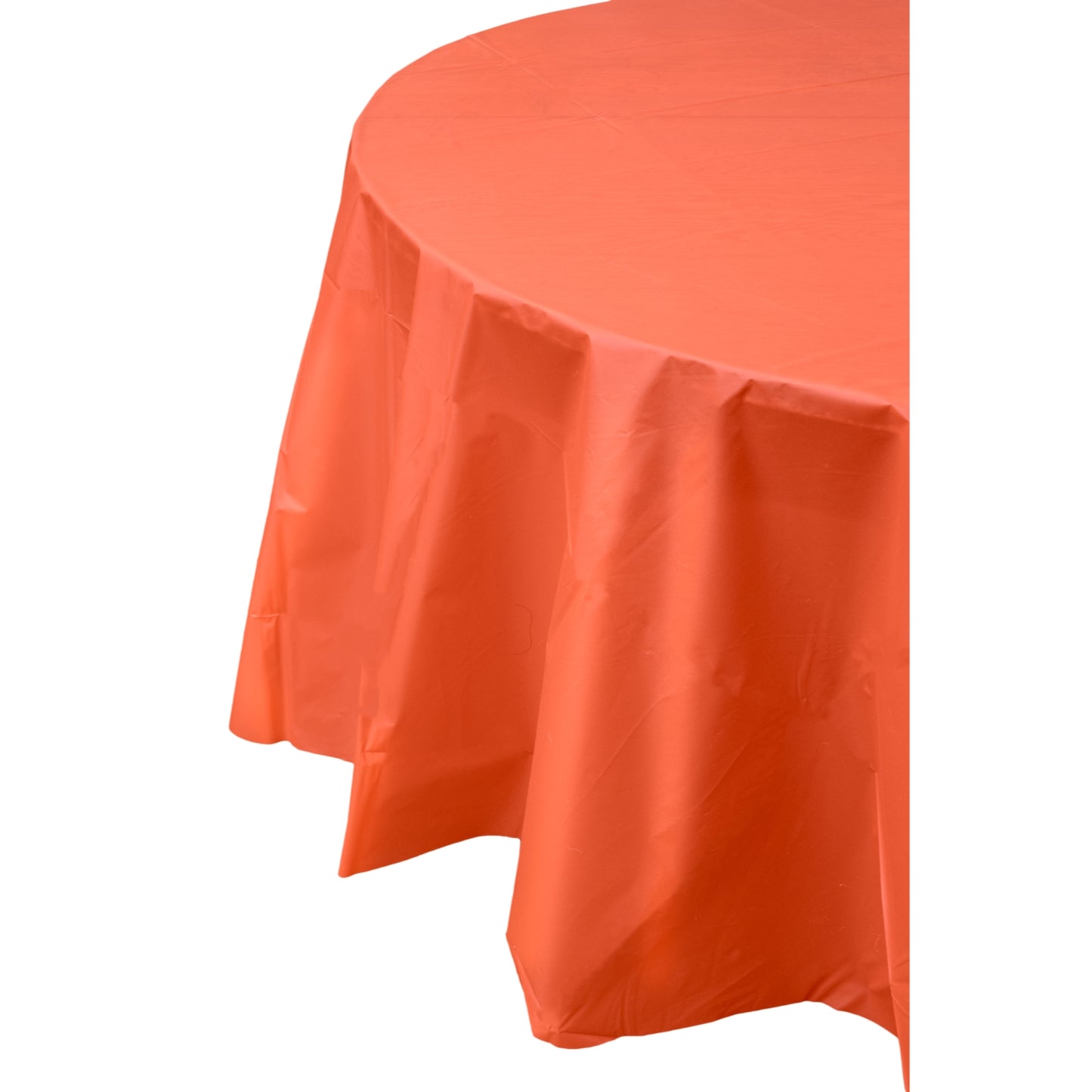 Premium Round Orange Table Cover