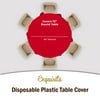 Premium Round Red Table Cover