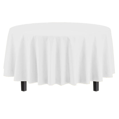 Premium Round White Table Cover