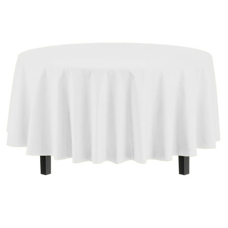Premium Round White Table Cover