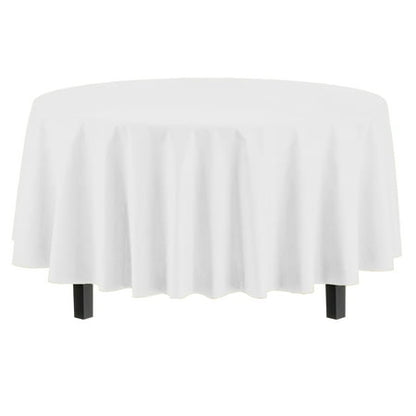 Premium Round White Table Cover