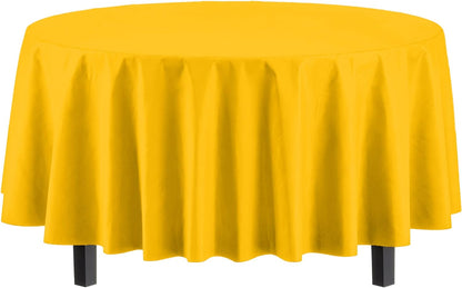 Premium Round Yellow Table Cover