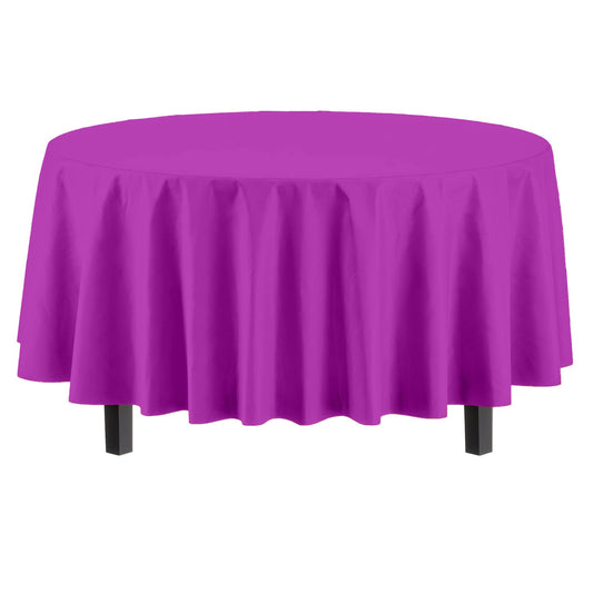 *Premium* Round Magenta Table Cover