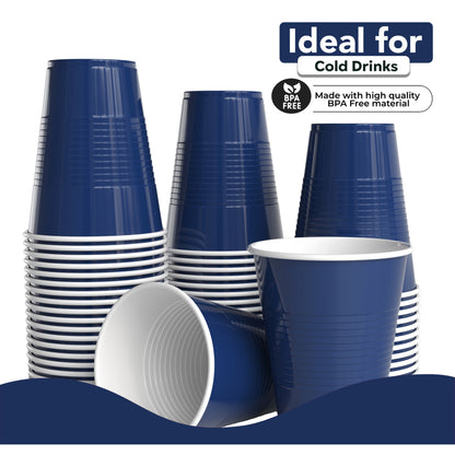 18 oz Navy Plastic Cups - 50 Ct.