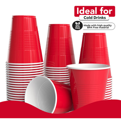 18 Oz. Red Plastic Cups - 50 Ct.
