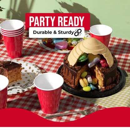 18 Oz. Red Plastic Cups - 50 Ct.