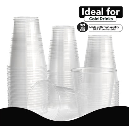 18 Oz. Clear Plastic Cups - 50 Ct.