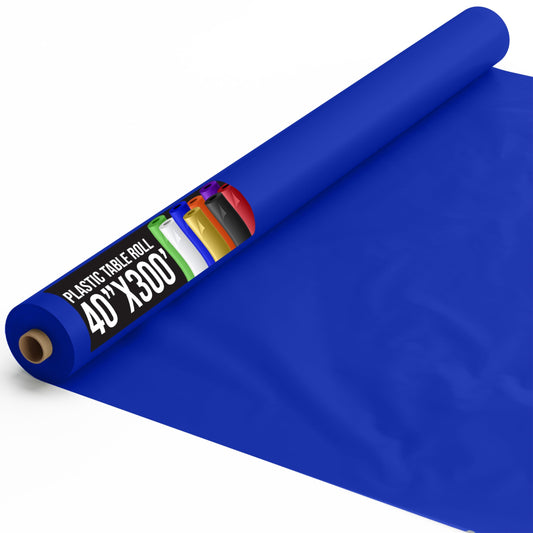 40 In. X 300 Ft. Premium Dark Blue Table Roll