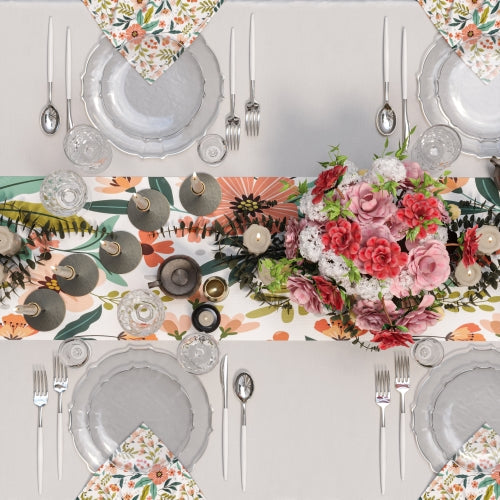 Clear/Silver Petal Plates - Combo Pack 20/20