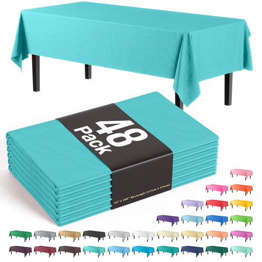 Aqua Blue Table Cover | Case of 48