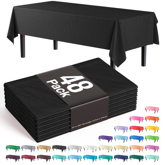 Black Table Cover | Case of 48