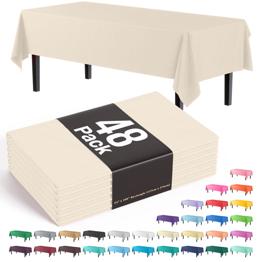 Ivory Table Cover | Case of 48