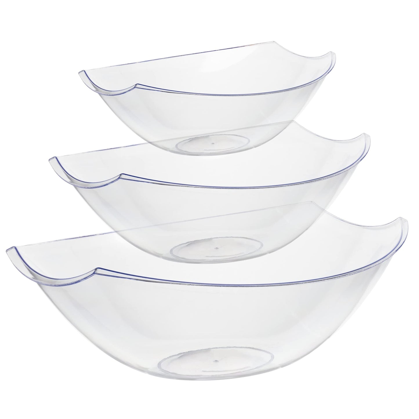 48 Oz. | Clear Plastic Stadium Bowl | 36 Count