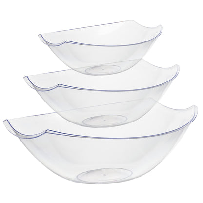 48 Oz. | Clear Plastic Stadium Bowl | 36 Count