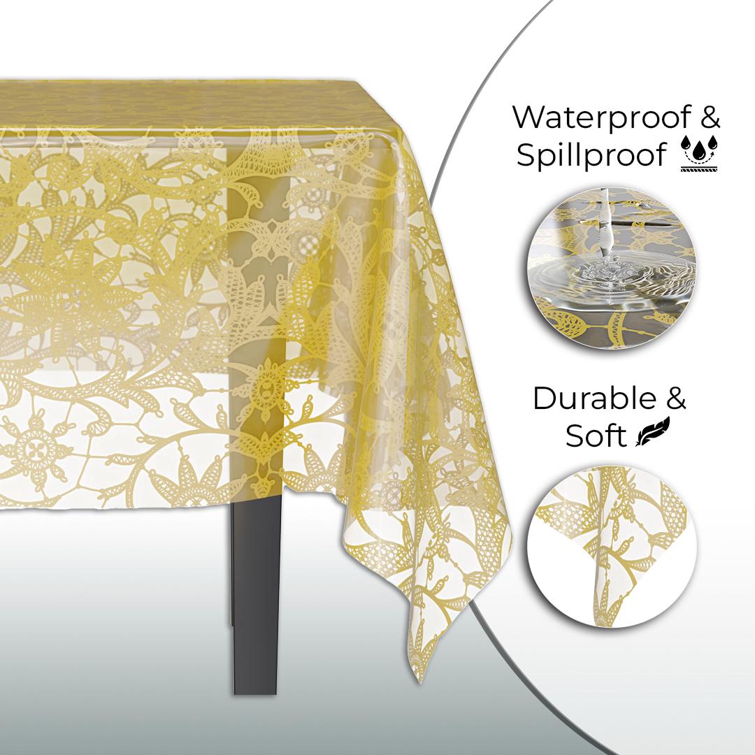 Gold Lace Table Cover | Case of 48