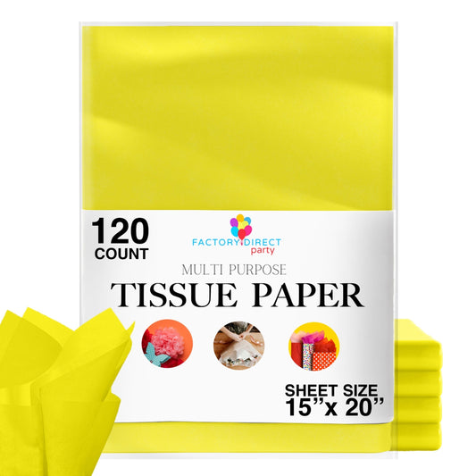 Yellow Tissue Paper 15"" x 20"" | 120 Sheets