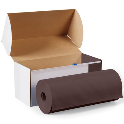 54 In. x 100 Ft. Cut To Size Table Roll  | Brown | Case of 6