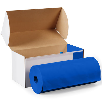 54 In. x 100 Ft. Cut To Size Table Roll  | Dark Blue | Case of 6