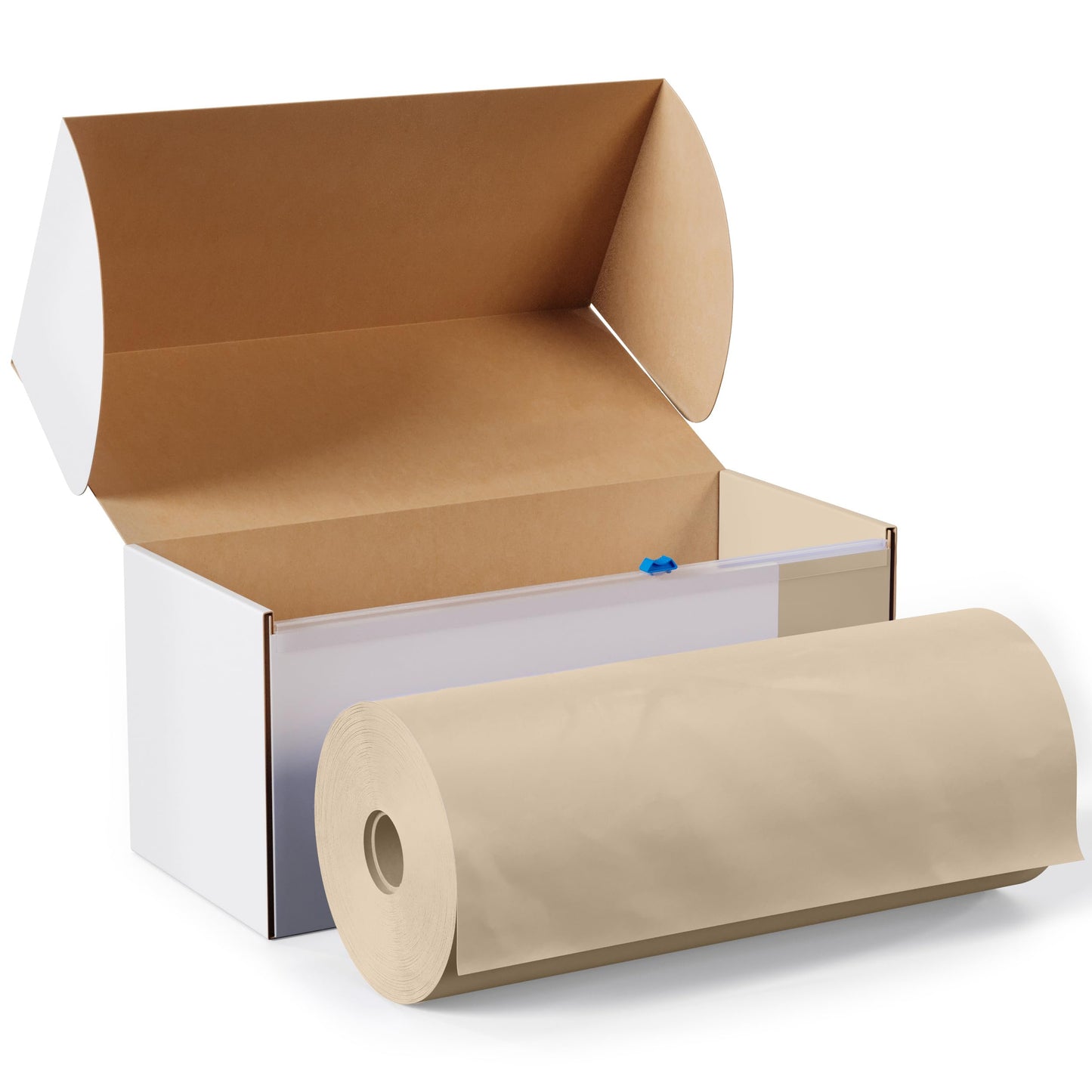 54 In. x 100 Ft. Cut To Size Table Roll  | Ivory | Case of 6