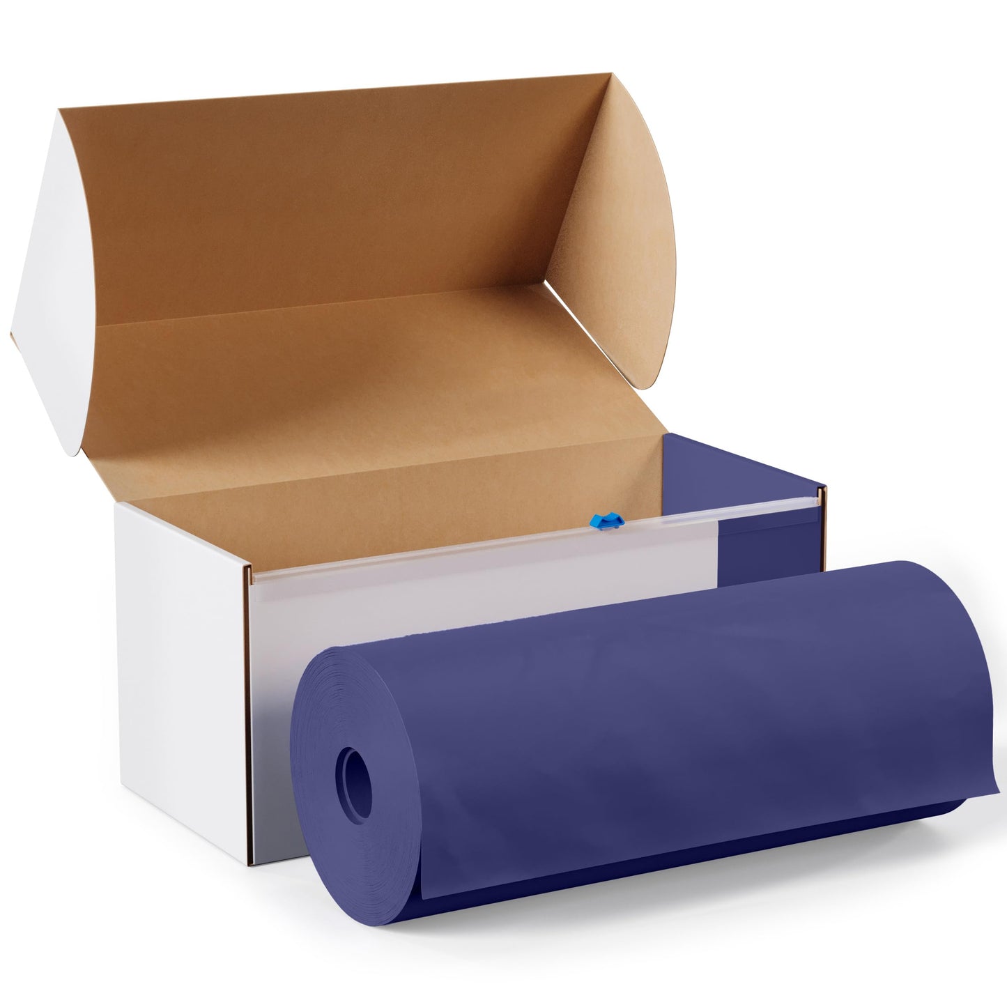 54 In. x 100 Ft. Cut To Size Table Roll  | Navy | Case of 6