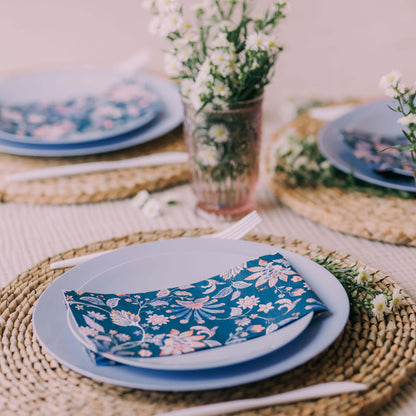 10 In. Chambray Blue Plates 10 Count
