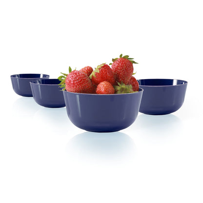 Classic Navy Design Plastic Bowls | 120 Count