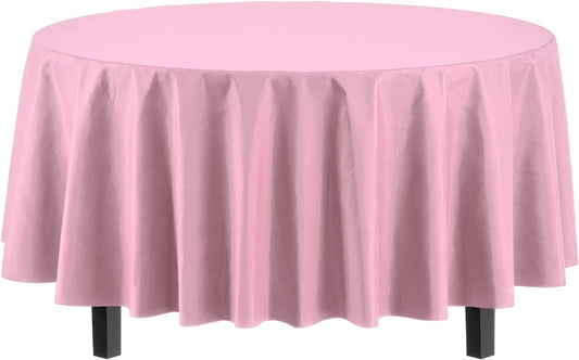 Round Pink Table Cover | Case of 48