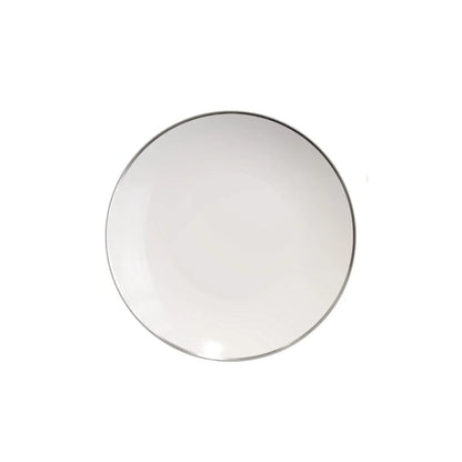 6 In. Classic Silver Design Plastic Plates | 120 Count