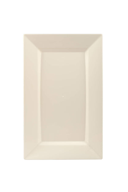 7.5 In. Ivory Rectangular Plates - 10 Ct.