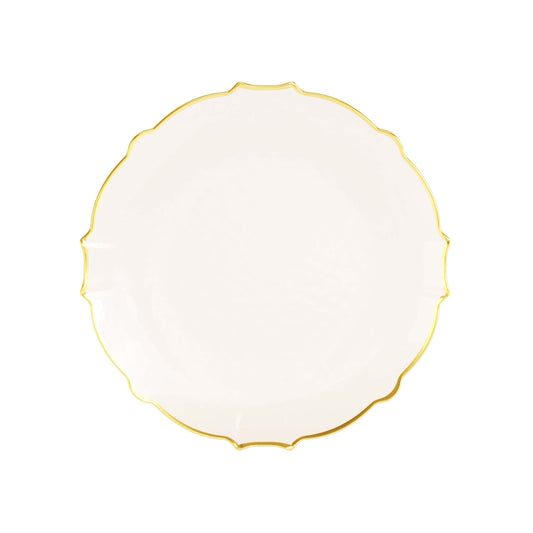 7.5" Rosè/Gold Petal Plates 20 Ct.