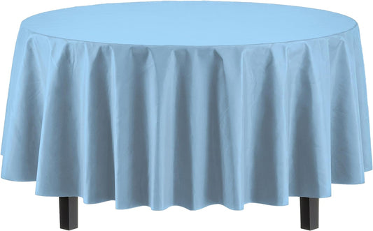 Round Light Blue Table Cover | Case of 48