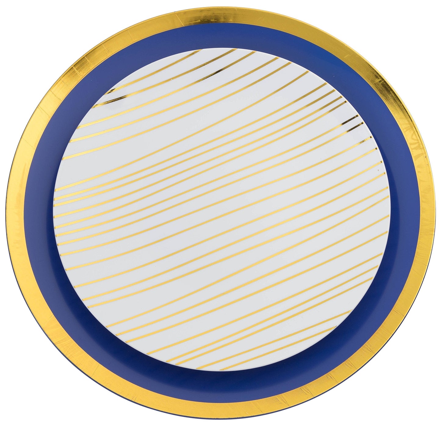 8 In. Glam Design Plastic Plates | 120 Count