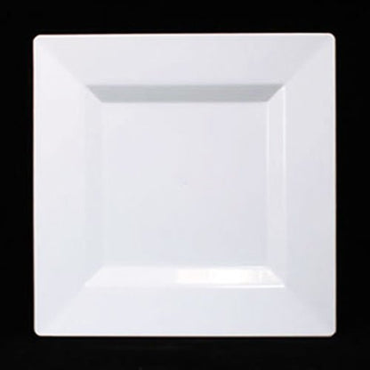 8 In. White Square Plates - 10 Ct.