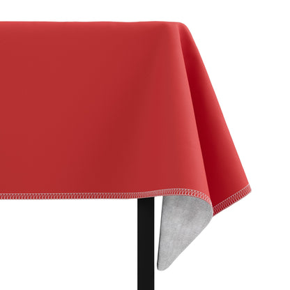 Red Flannel Backed Table Cover 54 In. x 70 In. | Case of 36