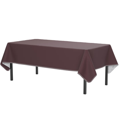 Brown Flannel Backed Table Cover 54 In. x 70 In. | Case of 36