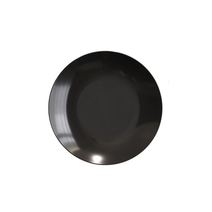 6 In. Classic Black Design Plastic Plates | 120 Count