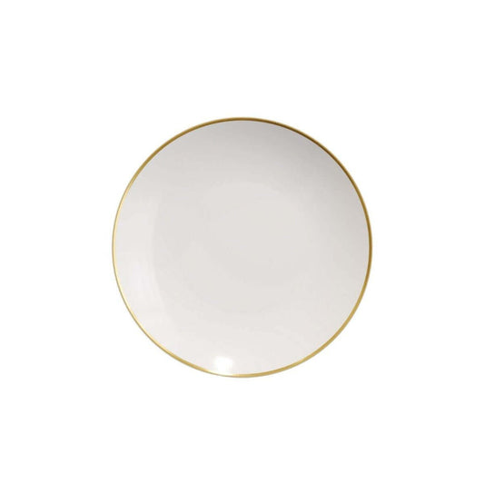 6 In. Classic Gold Design Plastic Plates | 120 Count