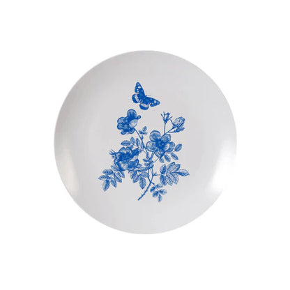 8 In. Botanical Design Plastic Plates | 120 Count