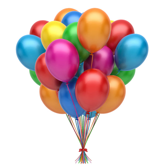 12 In. Assorted Bulk Pack Latex Balloons | Case of 3600