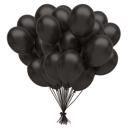 12 In. Black Balloons | Case of 3600