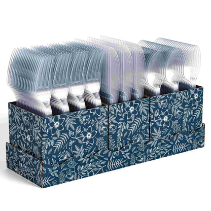 Clear Cutlery Caddy Combo - Floral